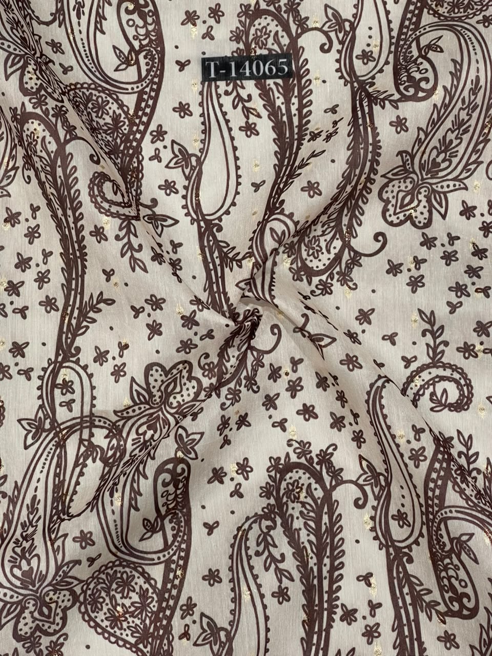 Wholesale T-14065 original fabric photo - CHANDERI BUTTA | The Wardrobe Fabrics
