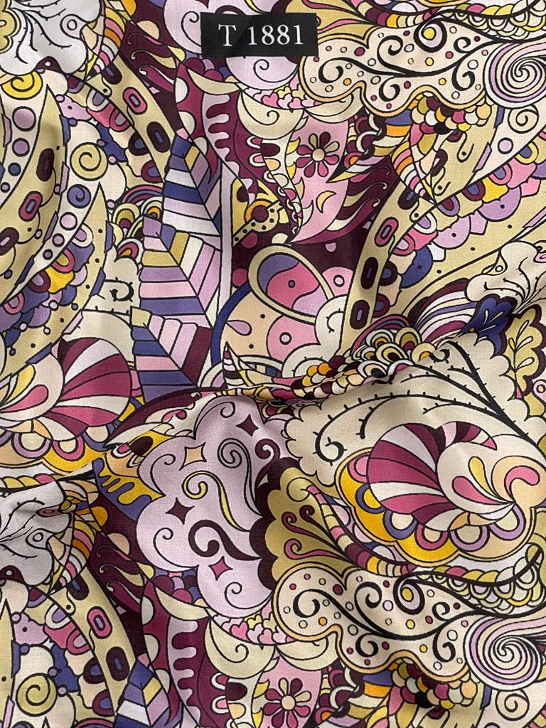 ZARA PRINT ON MODAL SATIN