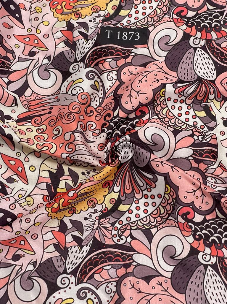 ZARA PRINT ON MODAL SATIN