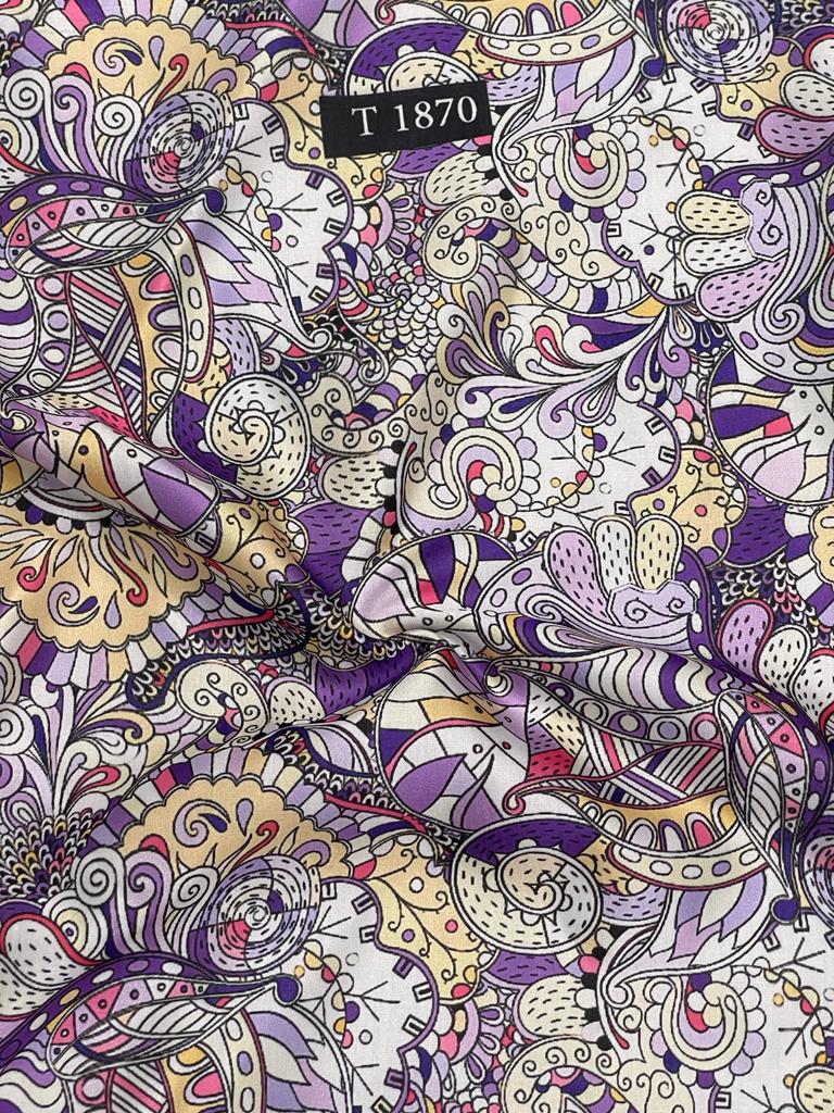 ZARA PRINT ON MODAL SATIN