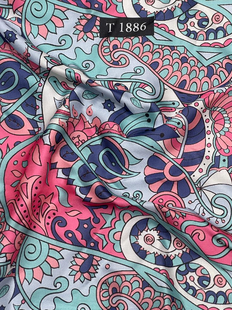 ZARA PRINT ON MODAL SATIN