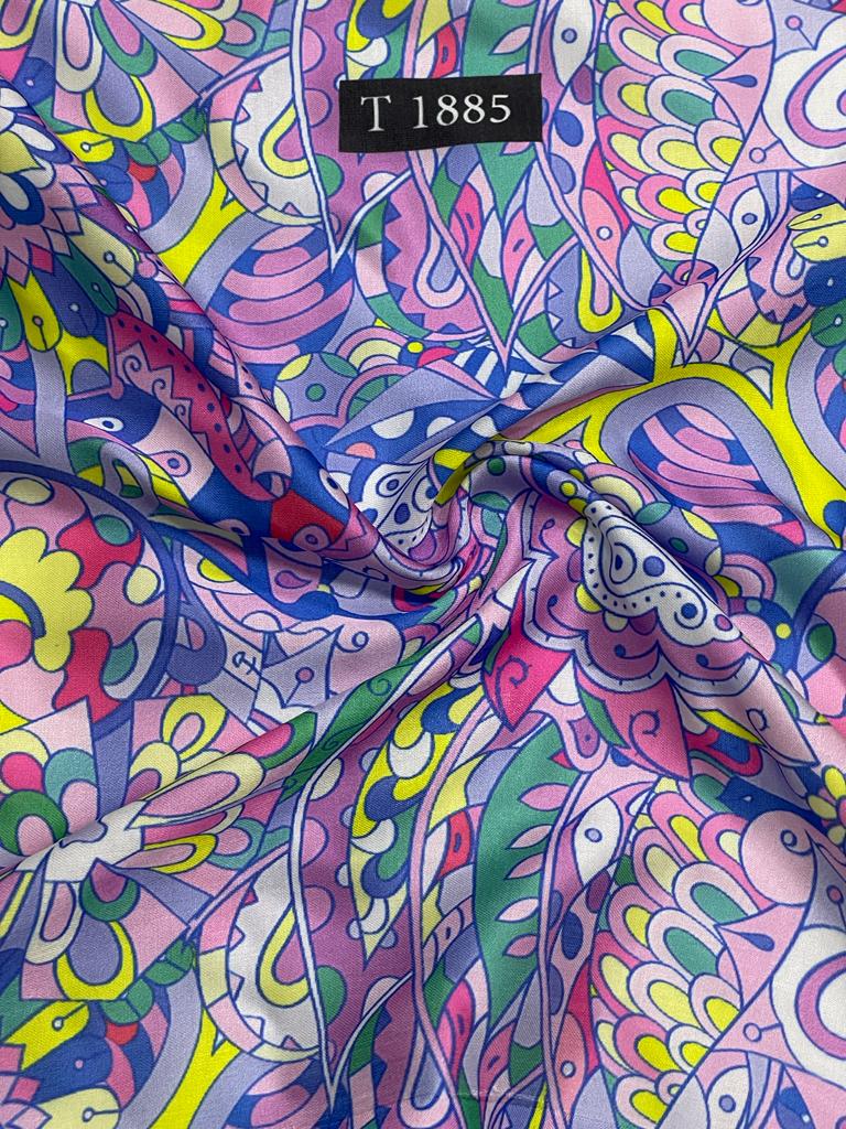 ZARA PRINT ON MODAL SATIN