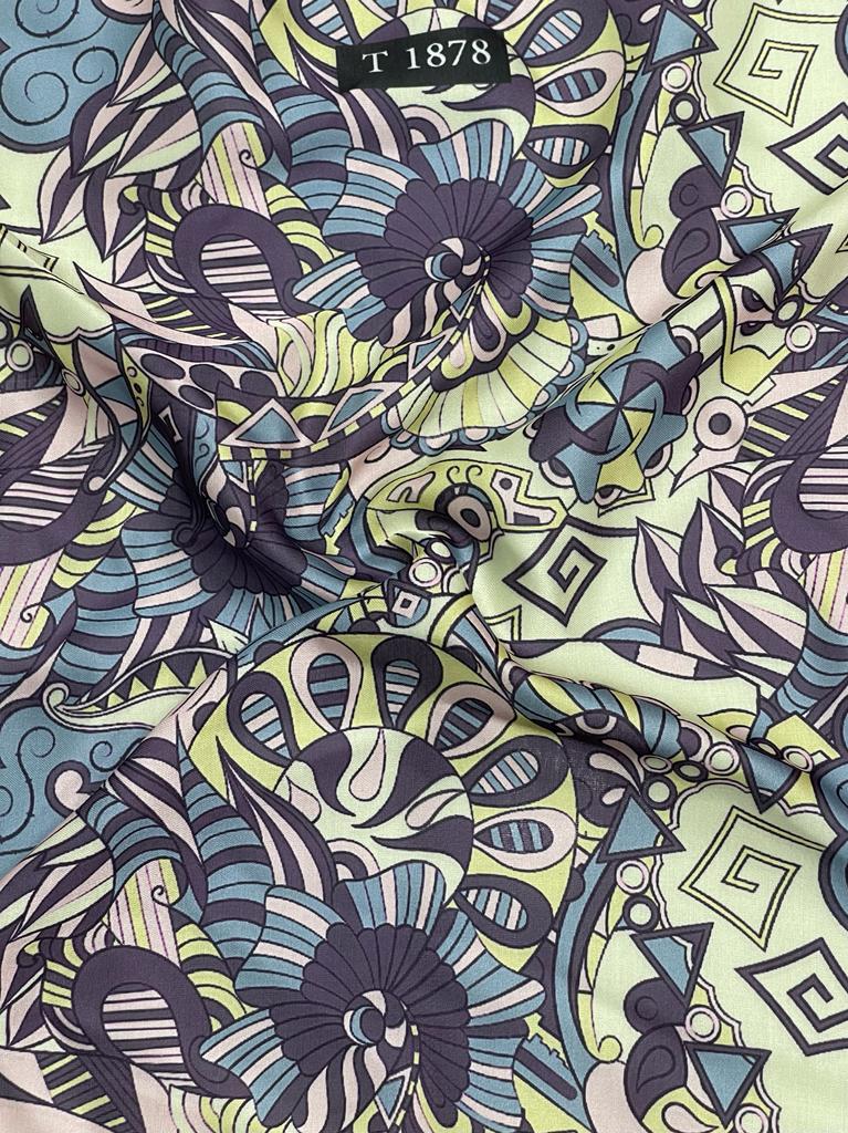 ZARA PRINT ON MODAL SATIN