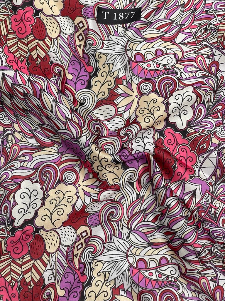 ZARA PRINT ON MODAL SATIN