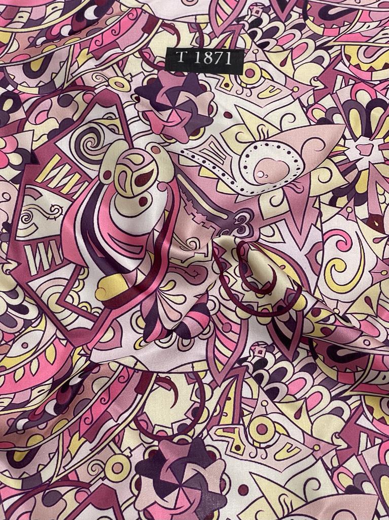 ZARA PRINT ON MODAL SATIN