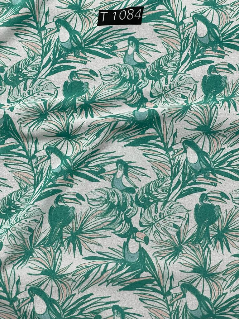 Georgette Abstract Print