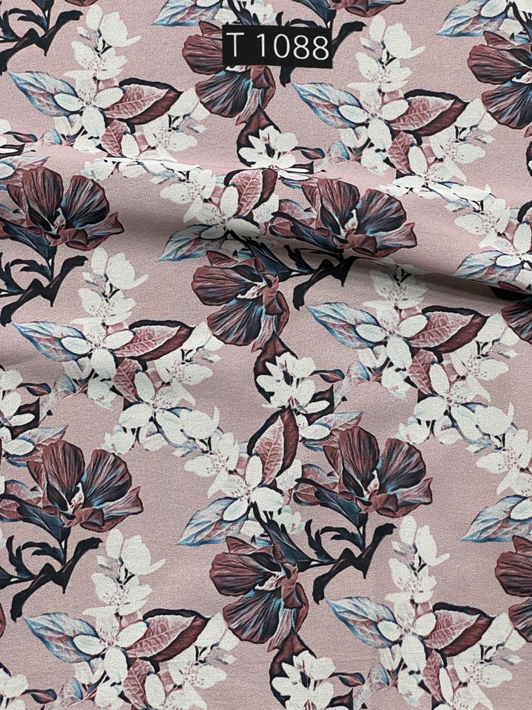 Georgette Abstract Print