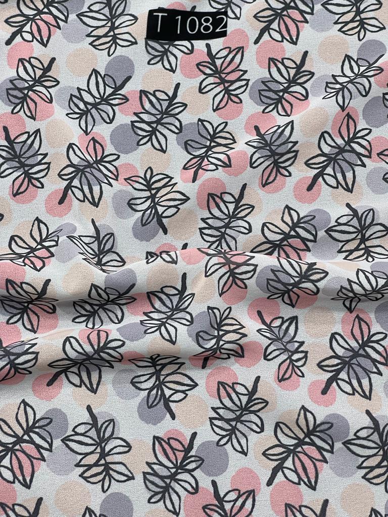 Georgette Abstract Print