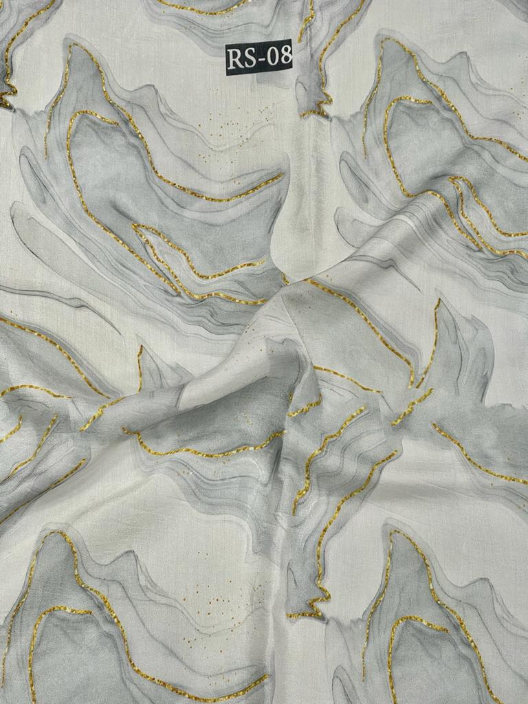 Marble Prints On Pure Viscose Muslin