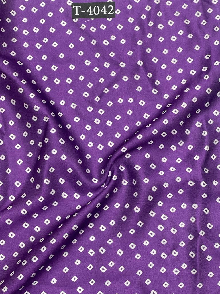 BANDHANI PRINT ON MODAL SATIN