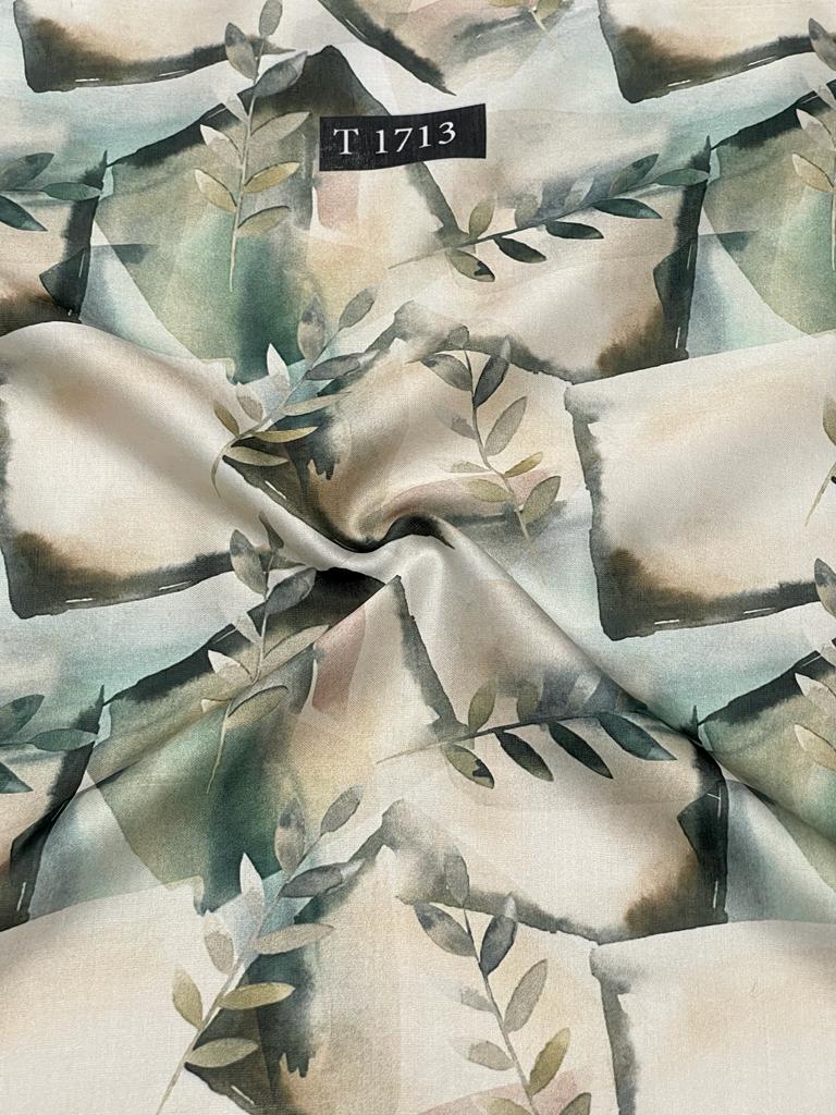 Abstracts Prints On Modal Satin