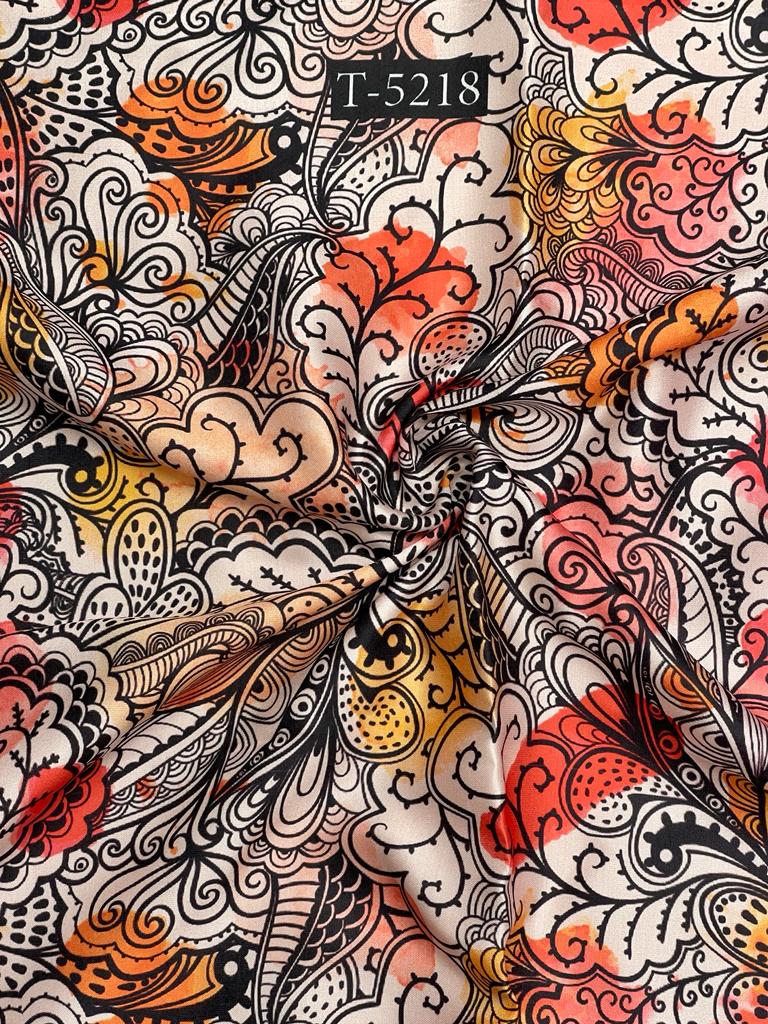 ZARA PRINT ON MODAL SATIN