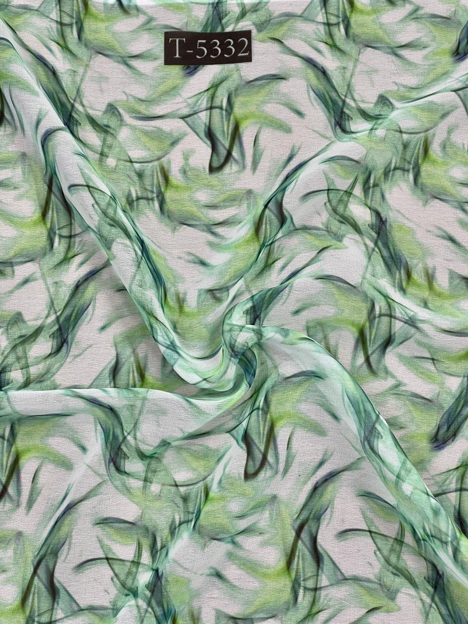 Georgette Abstract Print
