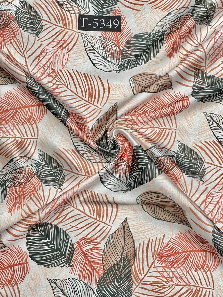 JAPAN SATIN ABSTRSCTS FLORALS PRINT