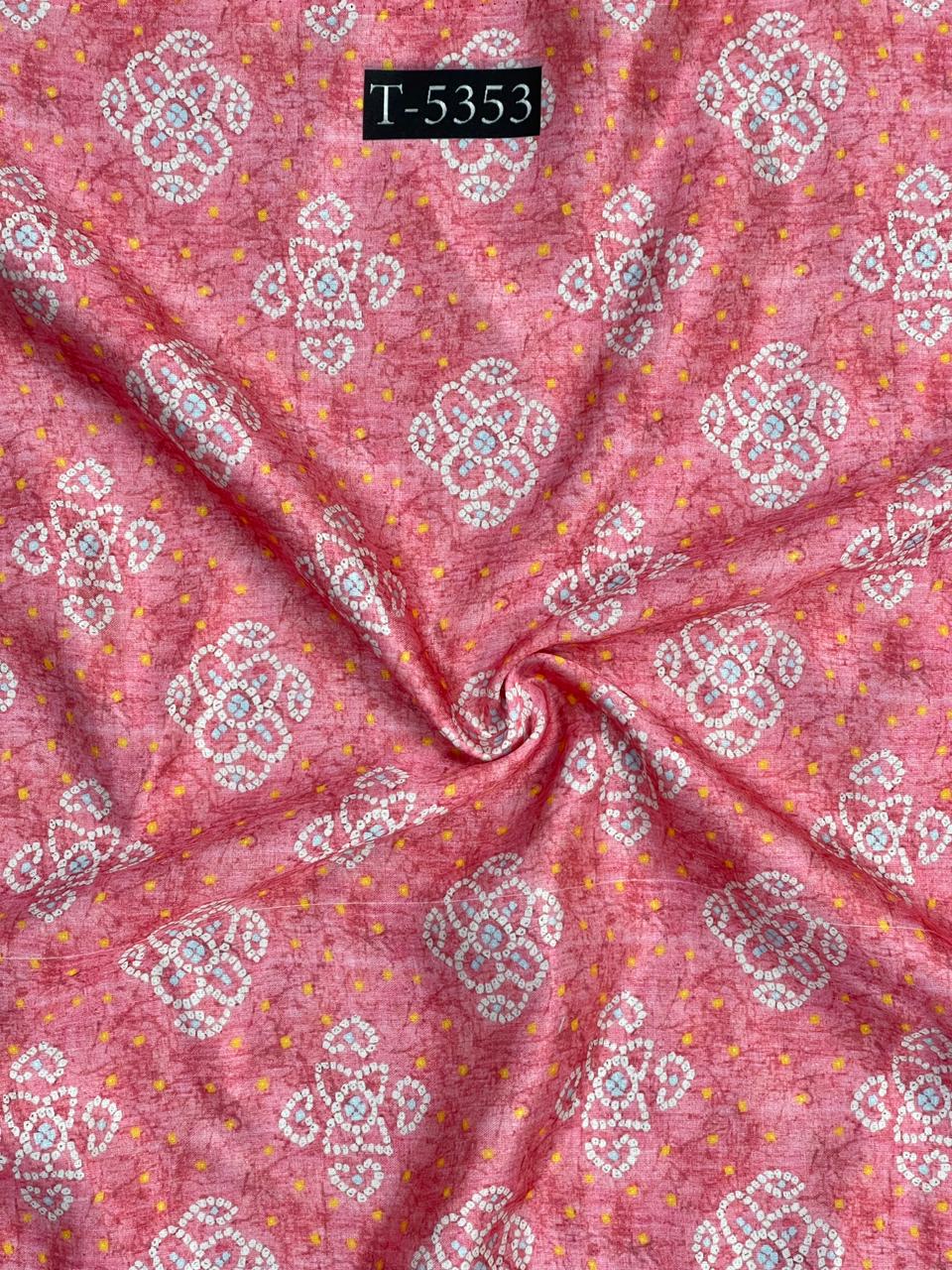 BANDHANI PRINT ON MODAL SATIN