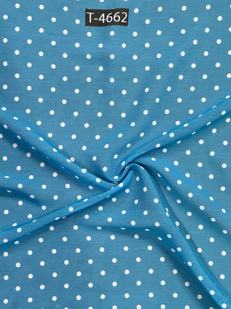 Georgette Polka Dot Print