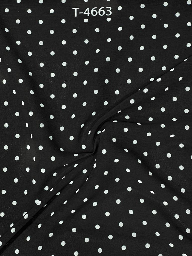 Georgette Polka Dot Print