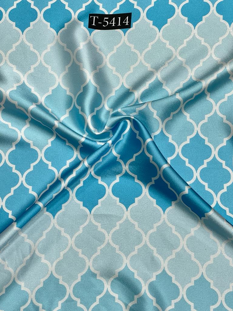 JAPAN SATIN GEOMETRIC PRINT