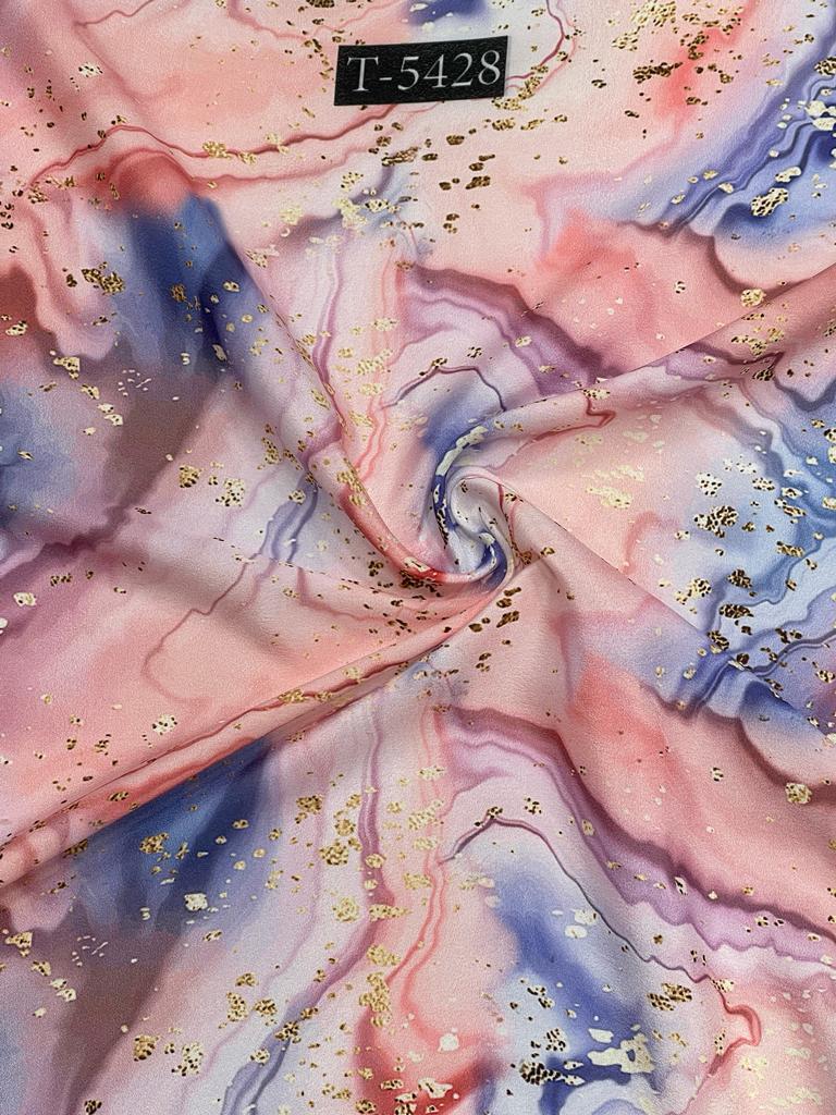 Crepe Marble Print