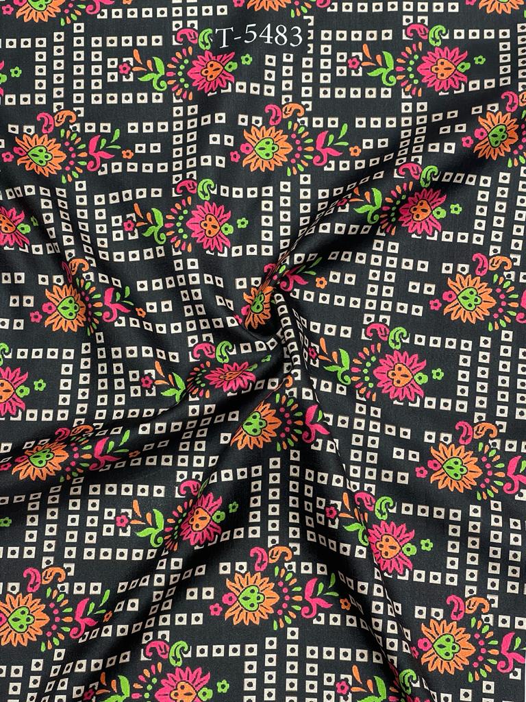 Navratri Theme Tussar Print