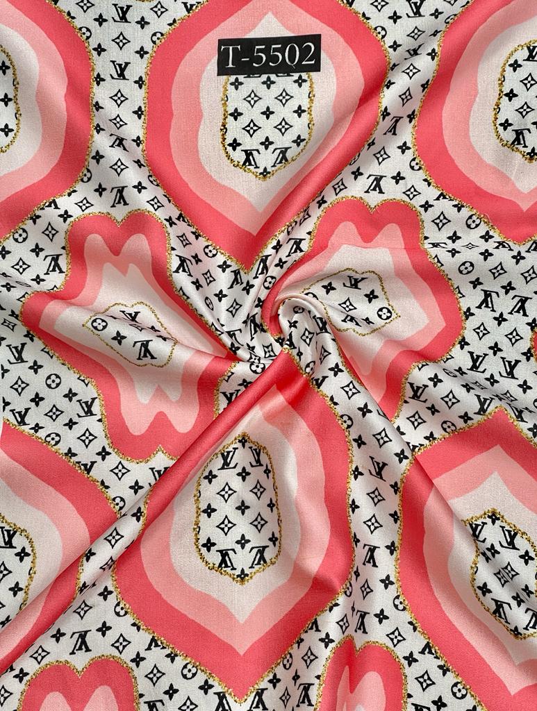 BRAND PRINTS ON MODAL SATIN