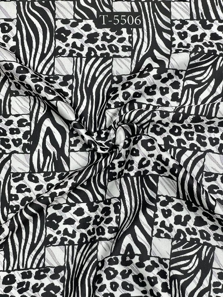 BRAND PRINTS ON MODAL SATIN
