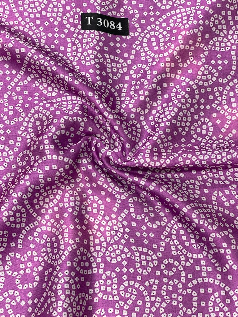 Bandhani print on Modal Satin