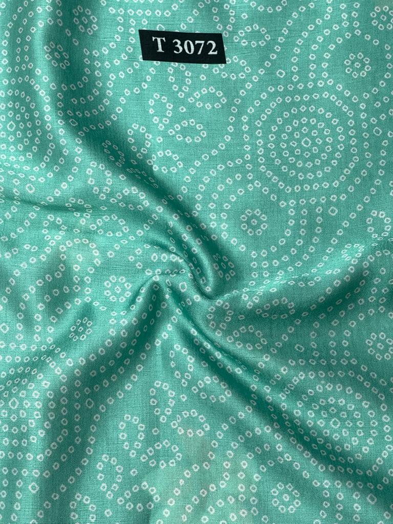 Bandhani print on Modal Satin