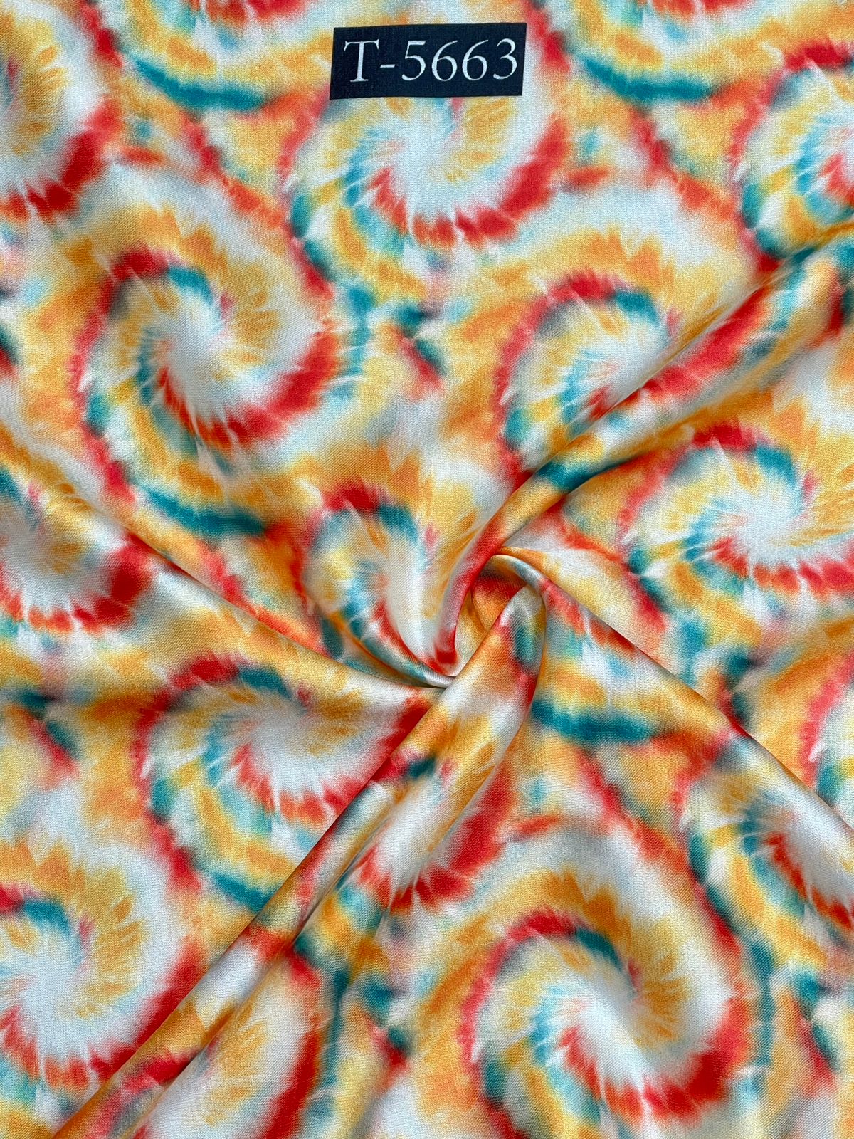 Modal Satin Tie & Dye prints