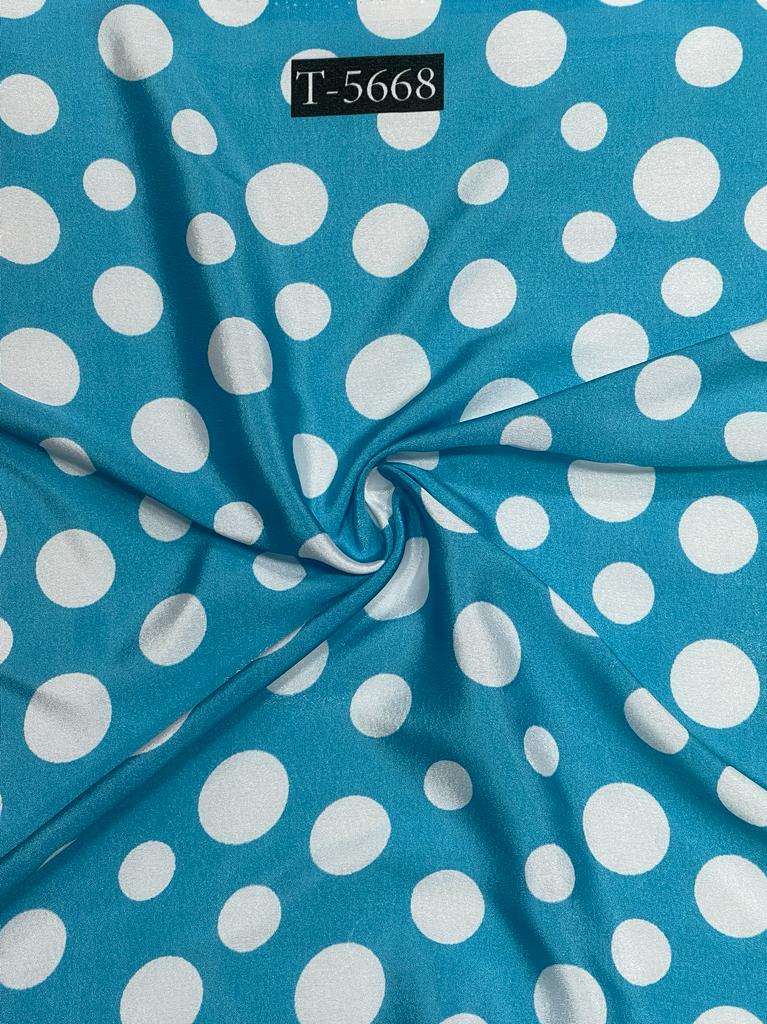 CREPE POLKA DOTS WITH COLOURS