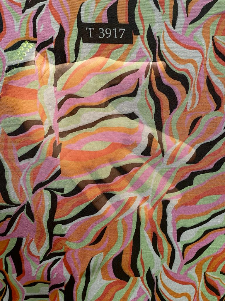 ORGANZA ABSTRACTS PRINT