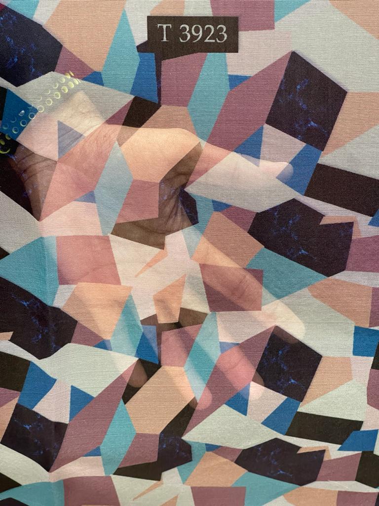 ORGANZA ABSTRACTS PRINT