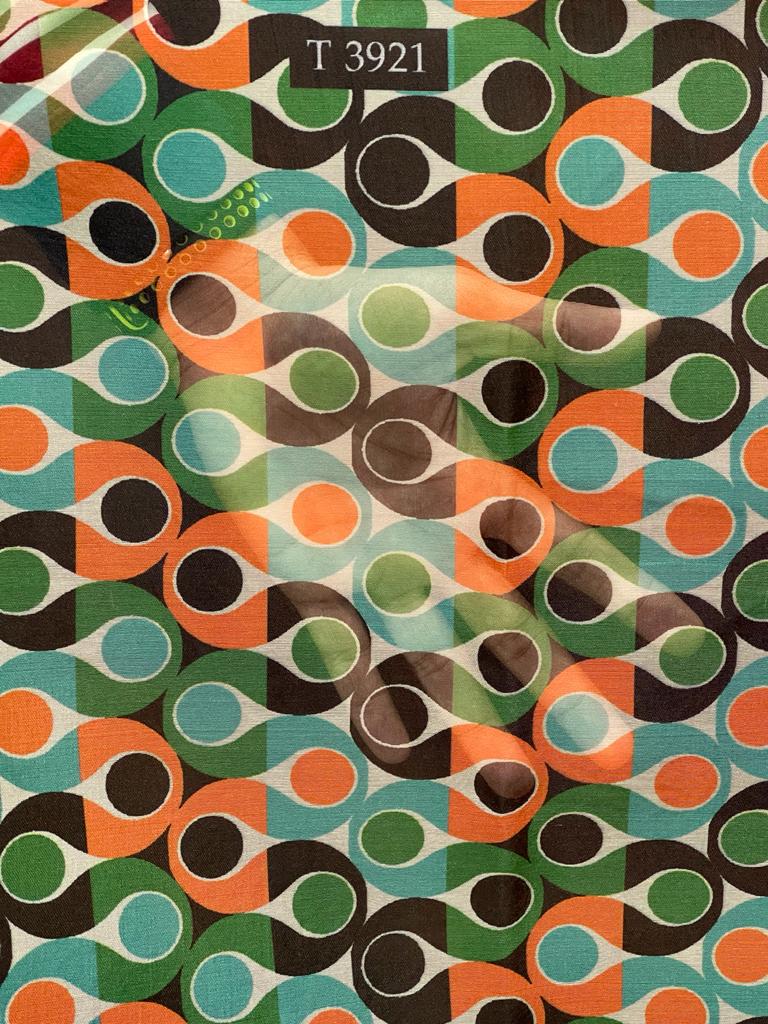 ORGANZA ABSTRACTS PRINT