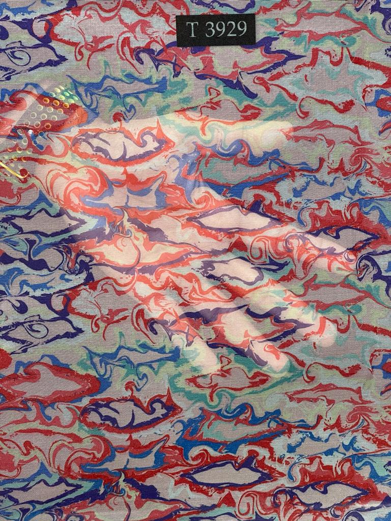ORGANZA ABSTRACTS PRINT