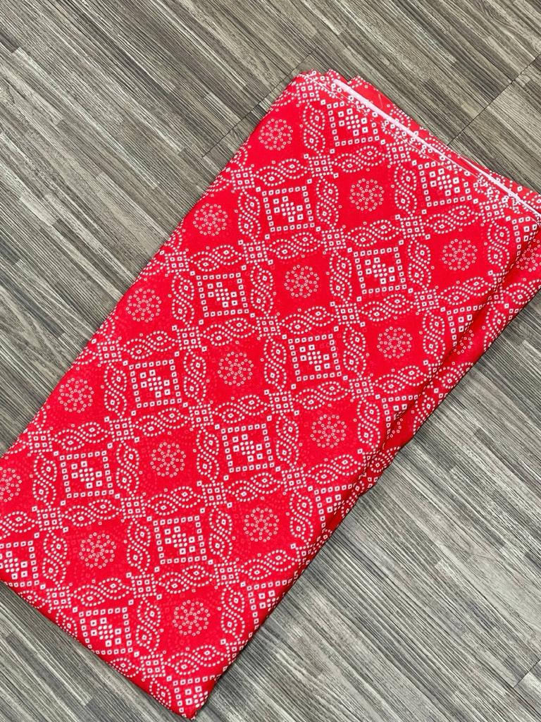 GEORGETTE BANDHANI WITH COLOURS