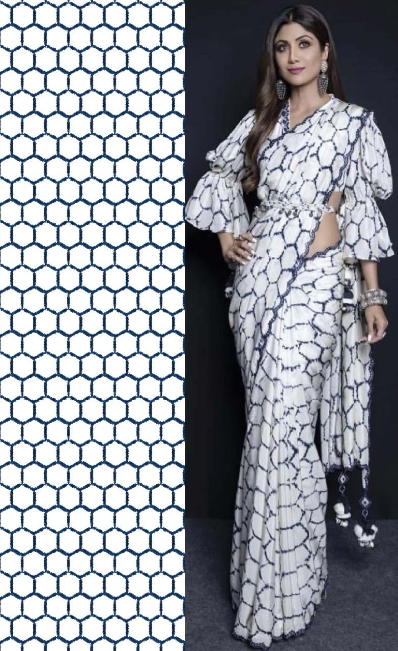 Satin Georgette Saree