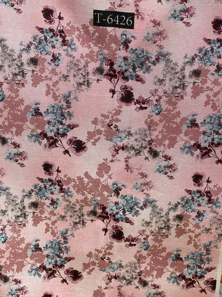 TISSUE SHIMMER FLORAL PRINT