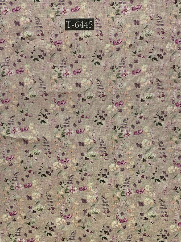 TISSUE SHIMMER FLORAL PRINT