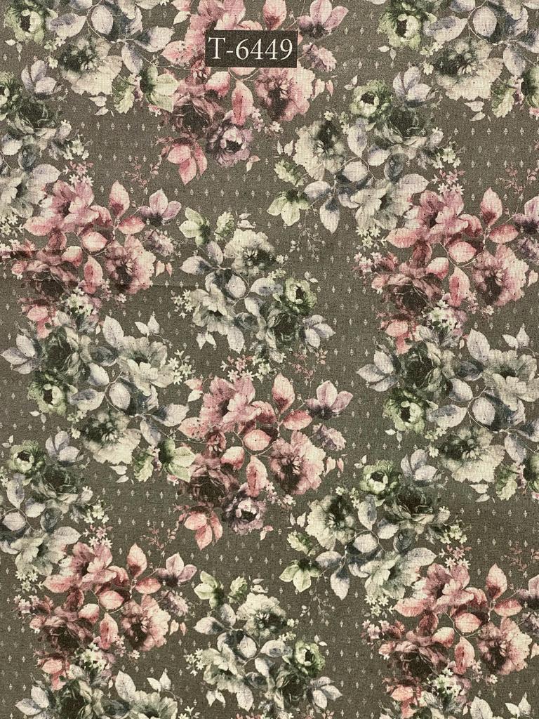 TISSUE SHIMMER FLORAL PRINT