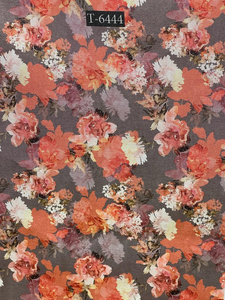 TISSUE SHIMMER FLORAL PRINT
