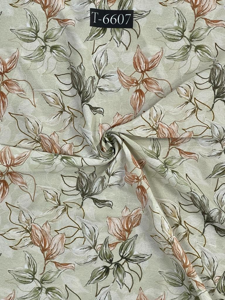 FLORAL ABSTRACTS PRINT ON GEORGETTE