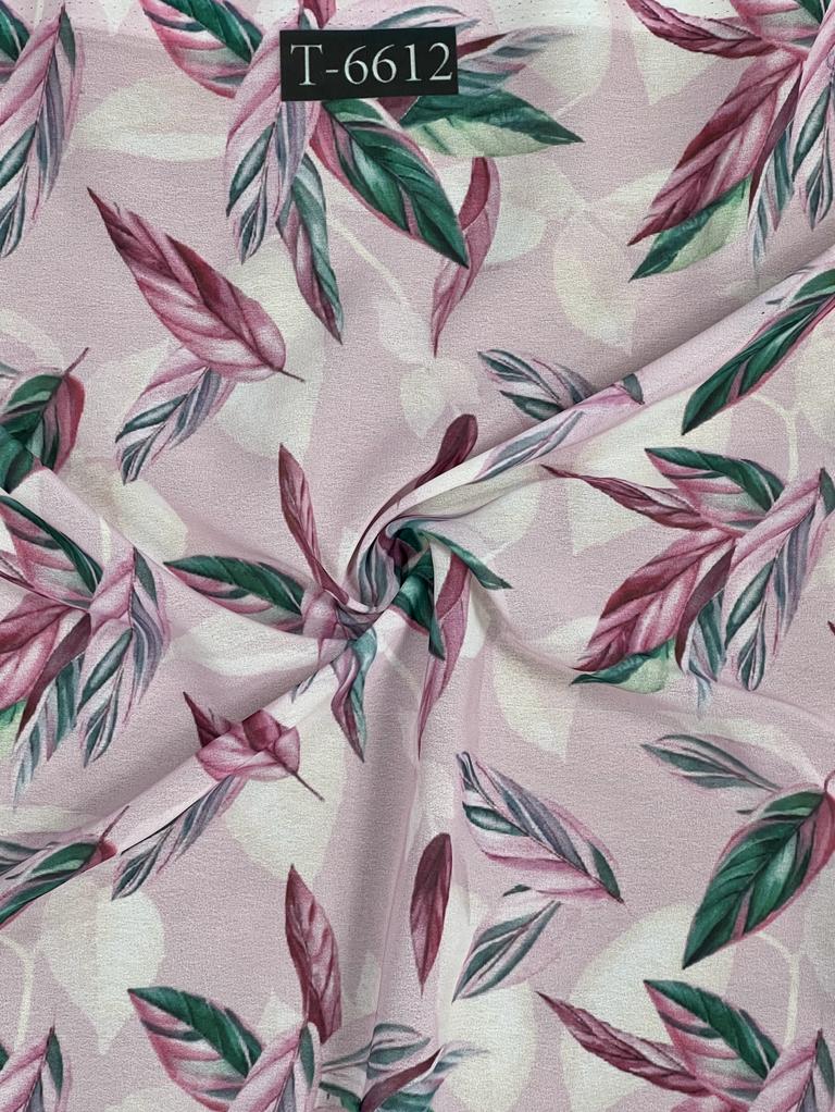 FLORAL ABSTRACTS PRINT ON GEORGETTE