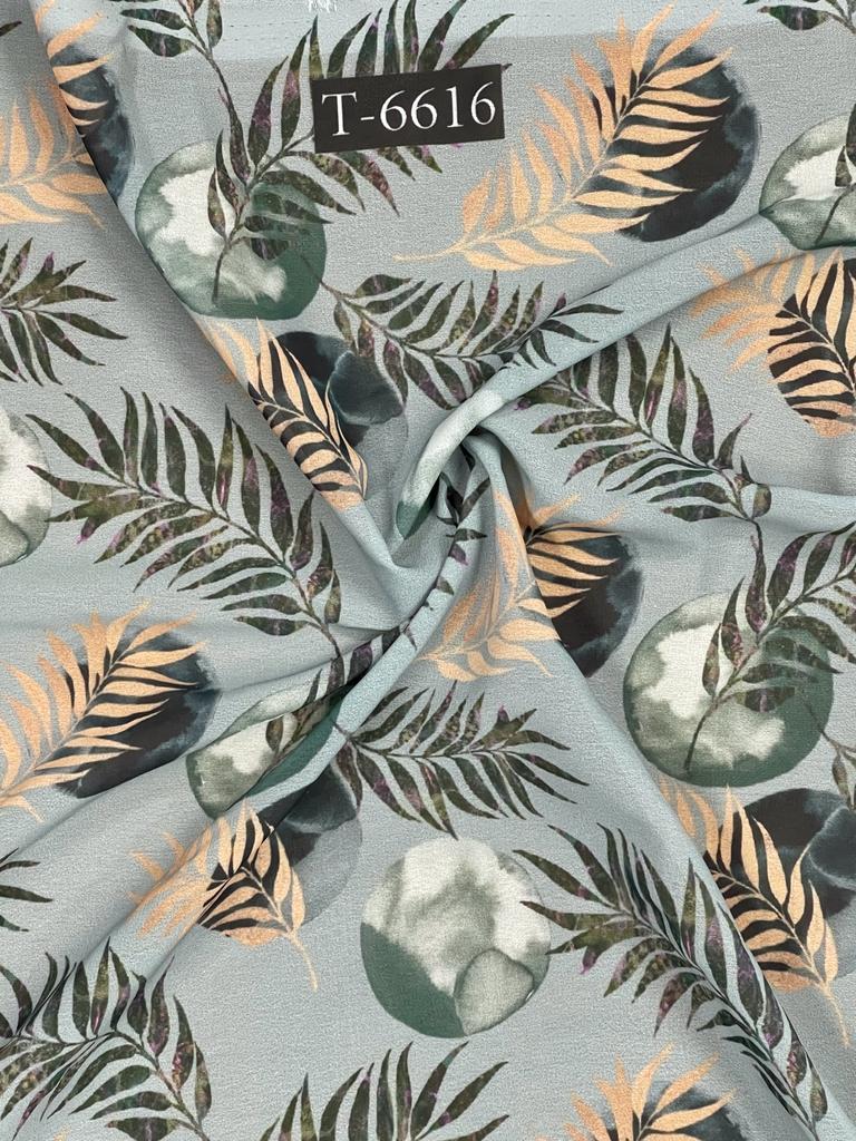 FLORAL ABSTRACTS PRINT ON GEORGETTE
