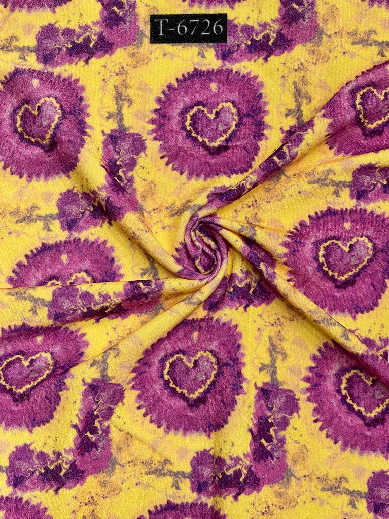 VELVET ABSTRACT FLORALS PRINTS
