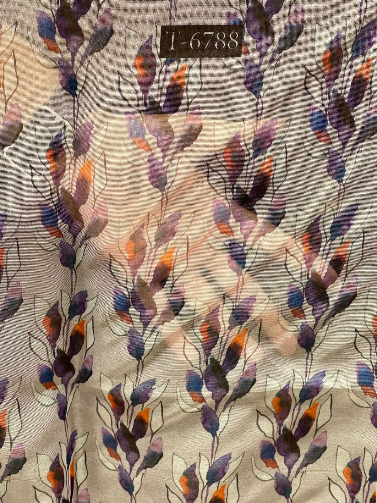 Organza Floral Print