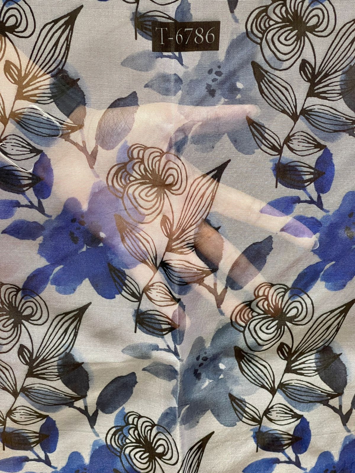 Organza Floral Print