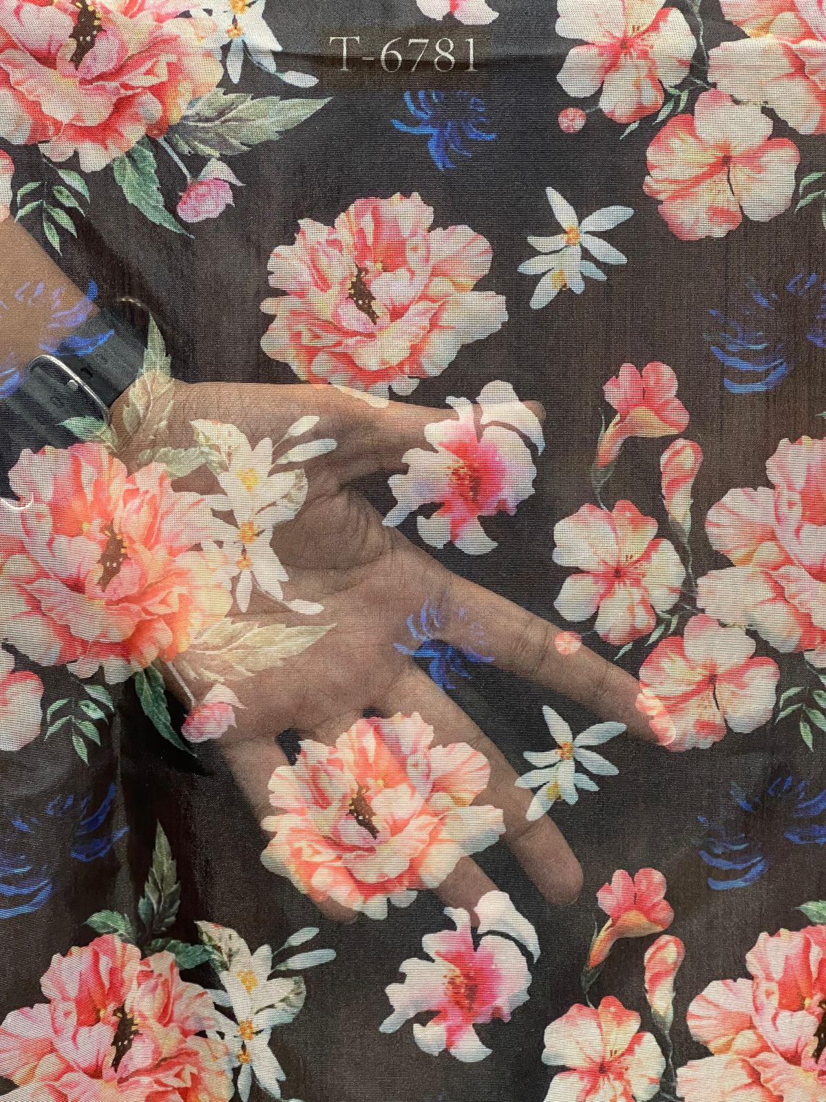 Organza Floral Print