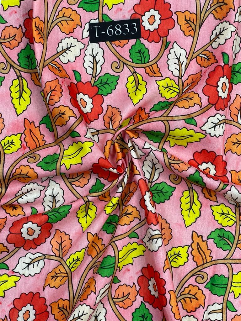 Kalamkari Print On Muslin