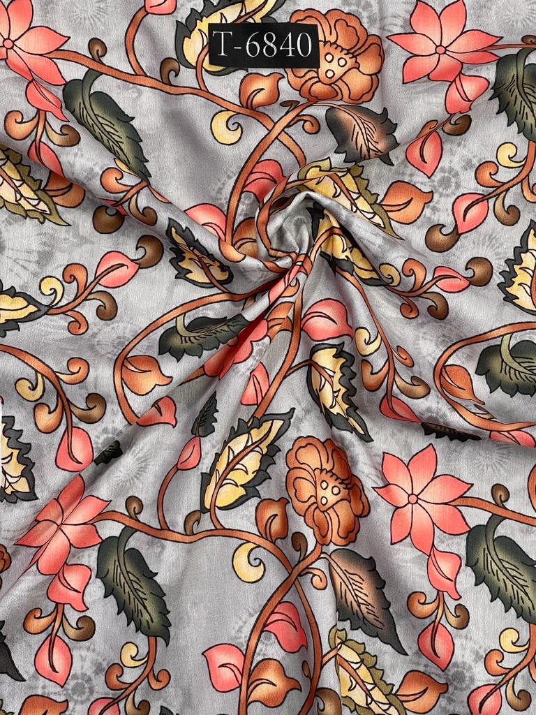 Kalamkari Print On Muslin
