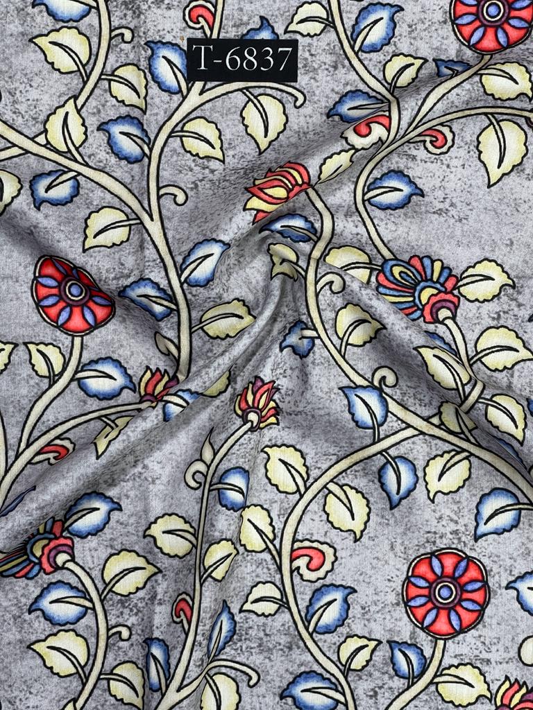 Kalamkari Print On Muslin